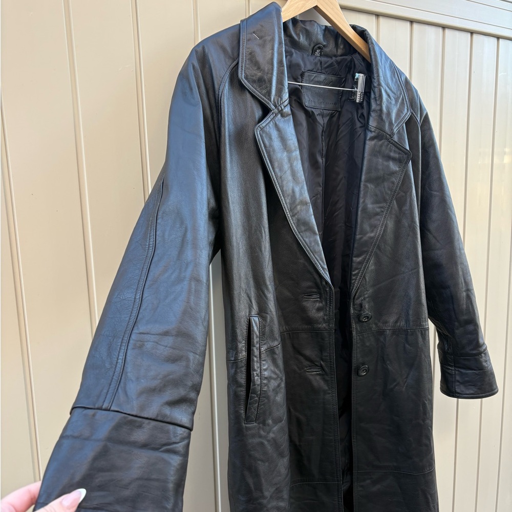 Jacqueline Ferrar Black Leather Jacket